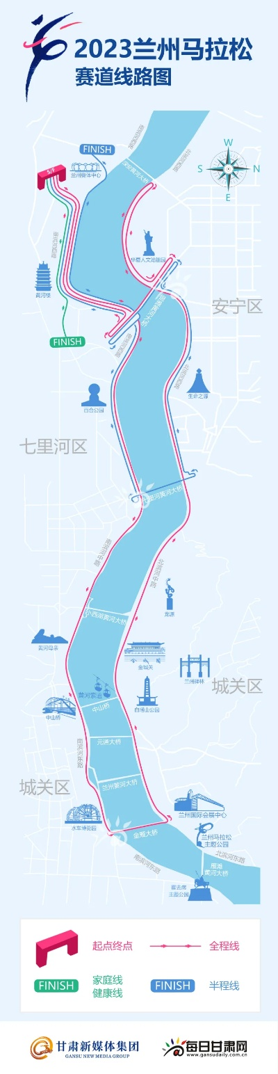 兰州马拉松赛程时间及路线图解-第2张图片-www.211178.com_果博福布斯